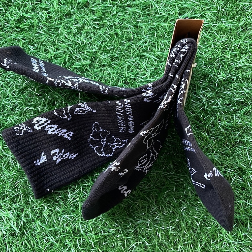 VANS “Off The Wall” Women’s socks "Thank you. Have a nice day. Thank you for..." - Picture 9 of 11